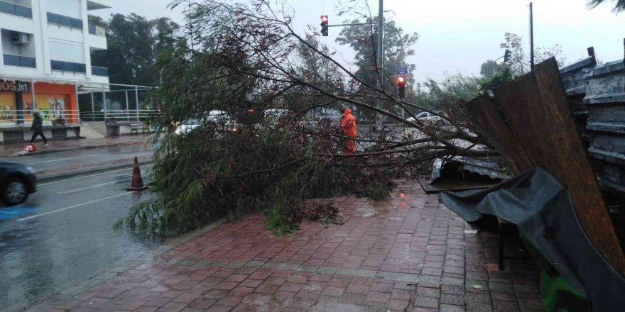 Fırtına Ve Yağışın Etkili Olduğu Antalya’da Büyükşehir Teyakkuza Geçti