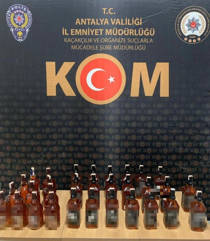 Antalya’da Yılbaşı Öncesi Sahte Alkol Operasyonu