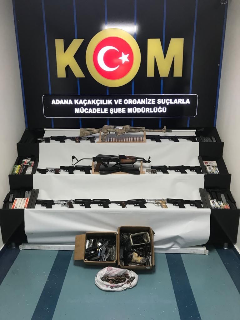 Adana'da Silah Kaçakçılığı Yapanlara Operasyon