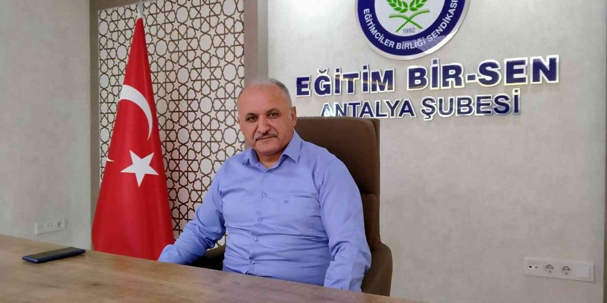 Eğitim Bir Sen Antalya Şube Başkanı Miran: "toplu Sözleşmenin Özerkliği Teminat Altına Alınmalı"