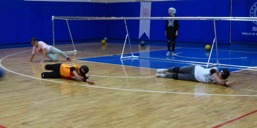 Isparta Kadın Goalball Takımı Çalışmalarını  Sürdürüyor