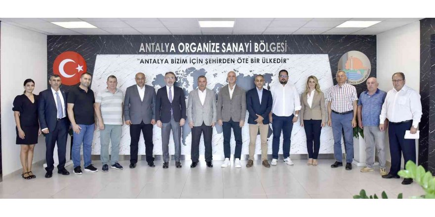 Kktc Heyeti  Antalya Osb’de İncelemelerde Bulundu