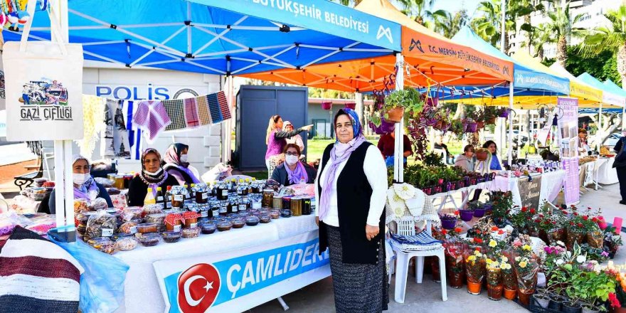 Mersin’de Kadınlar Ürünlerini Kazanca Dönüştürüyor