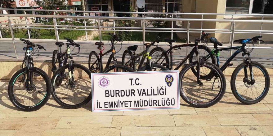 Burdur’da 10 Bisikleti Çalan Hırsız Yakalandı