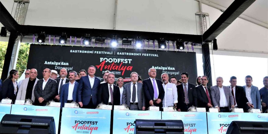 Antalya’da I. Uluslararası Food Fest Kapılarını Açtı