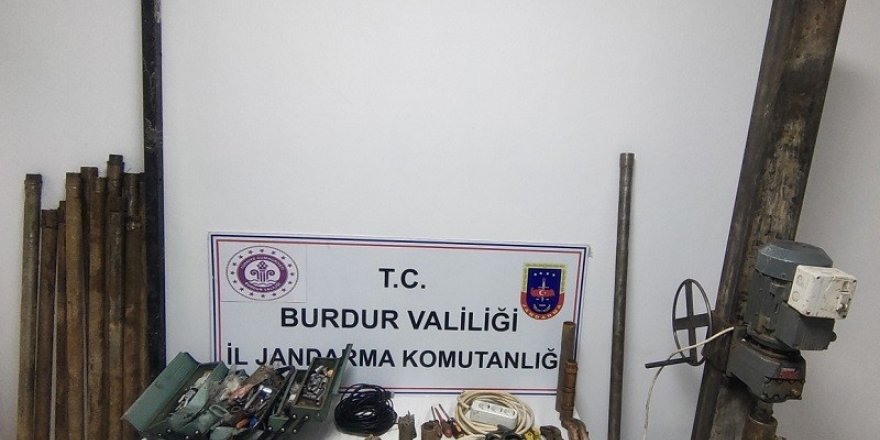 Burdur’da Kaçak Kazı Operasyonu