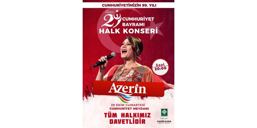 Azerin Osmaniye’de "cumhuriyet" Konseri Verecek