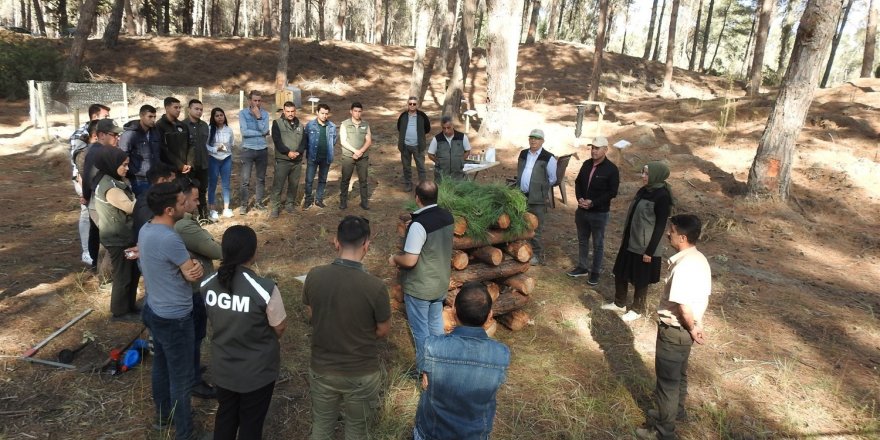Mersin’de Aday Orman Muhafaza Memurlarına Eğitim Verildi