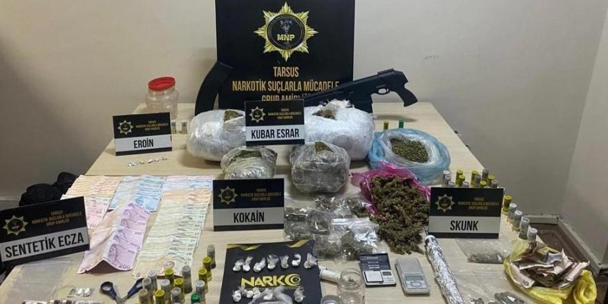 Mersin’de Uyuşturucu Operasyonunda 6 Şüpheli Gözaltına Alındı