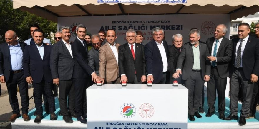 Erdoğan Bayen-tuncay Kaya Aile Sağlığı Merkezi’nin Temeli Atıldı