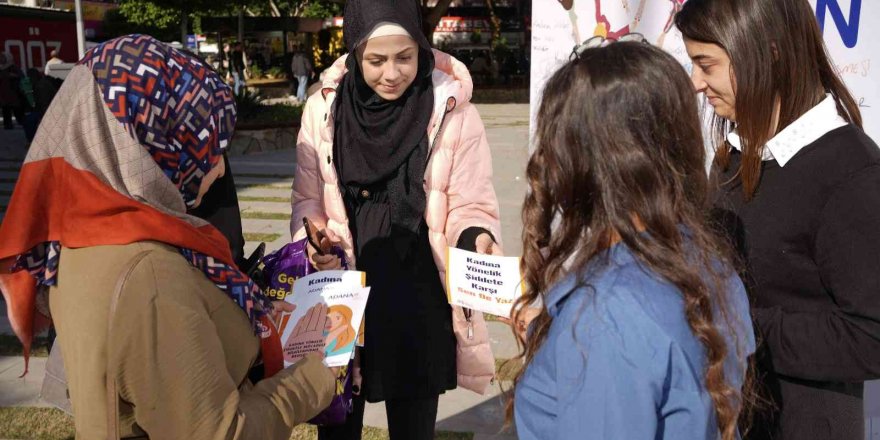 Adanalılar Binlerce Mesajla "kadına Karşı Şiddete Hayır" Dedi