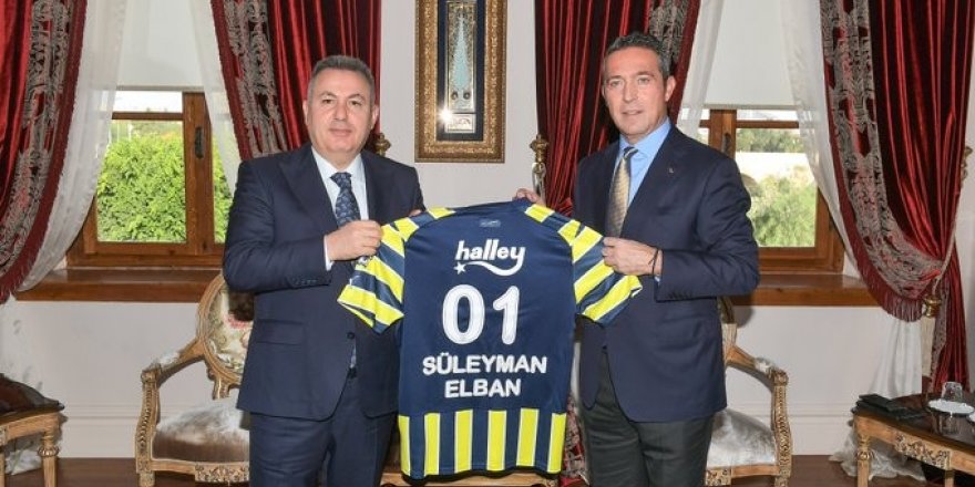 Ali Koç’tan Vali Elban’a Fenerbahçe Forması
