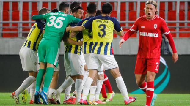 Temsilcimiz Fenerbahçe Deplasmanda Royal Antwerp'i Mağlup Etti