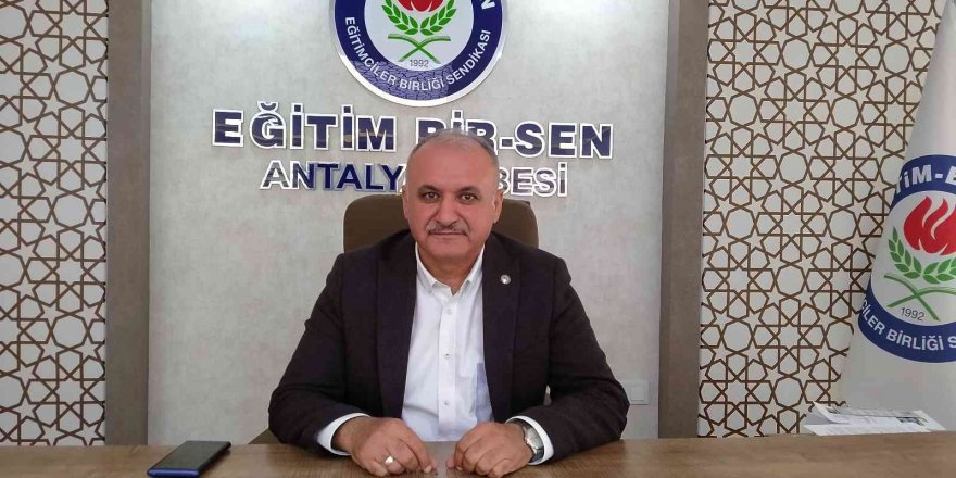 Eğitim Bir Sen Antalya Şube Başkanı Miran: “memur Ve Emekli Ek Zam Bekliyor”