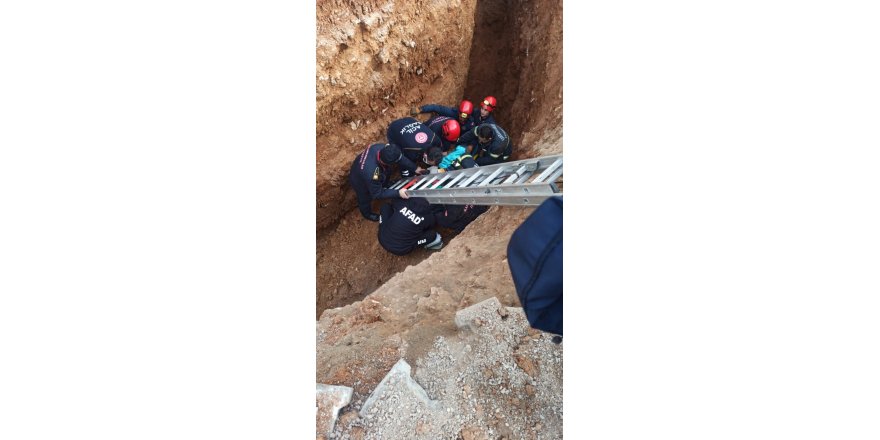 Kahramanmaraş’ta Kanalizasyon Kazısında Göçük: 1 İşçi Yaralandı