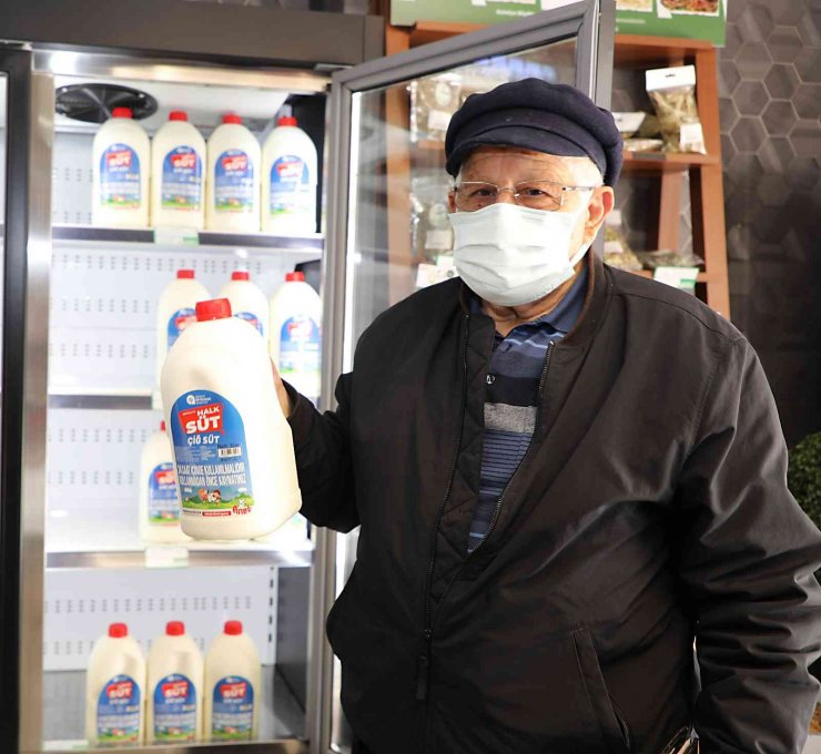 Büyükşehir Çiğ Halk Süt Satışına Başladı