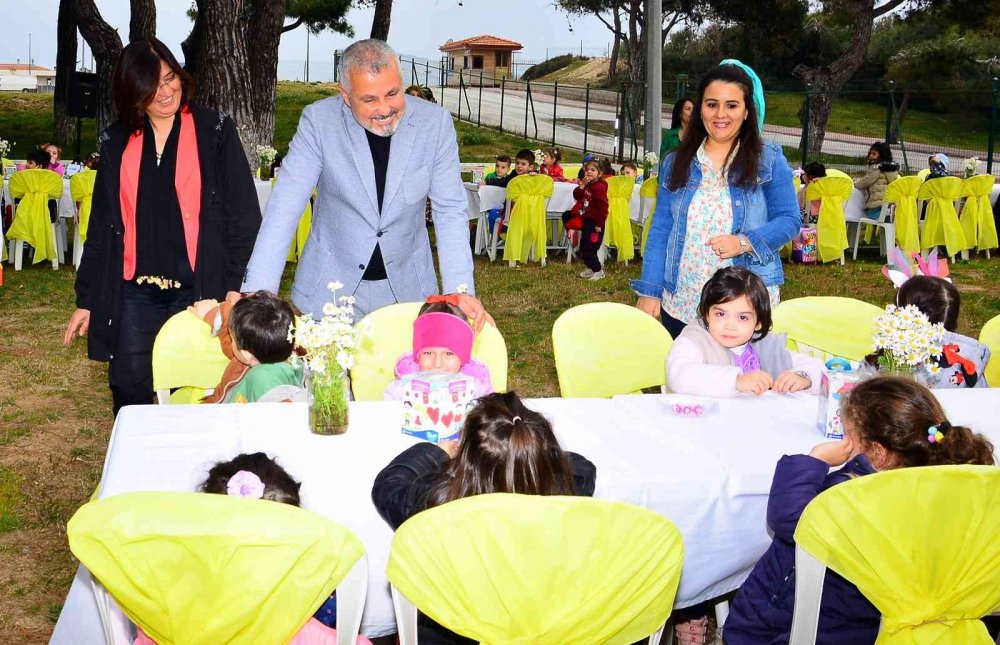Başkan Sözen, Çocuklarla Birlikte Bahara ‘merhaba’ Dedi