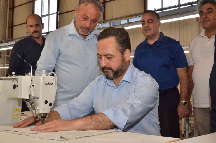 Başkan Gürbüz: "elbistan Tekstille Yeni Bir Sinerji Yakaladı"