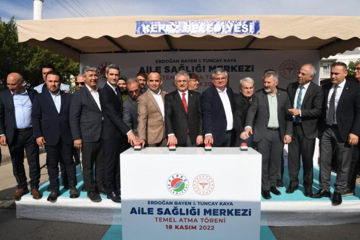 Erdoğan Bayen-tuncay Kaya Aile Sağlığı Merkezi’nin Temeli Atıldı