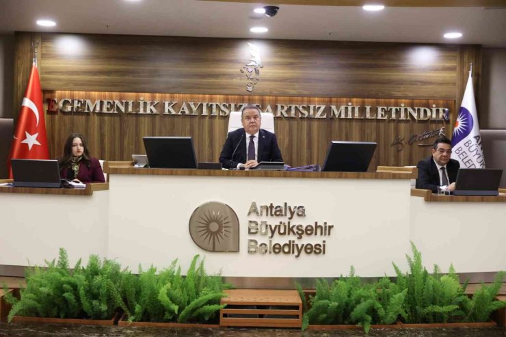 Antalya Büyükşehir’in 2023 Bütçesi 8 Milyar 250 Milyon Tl Olarak Kabul Edildi